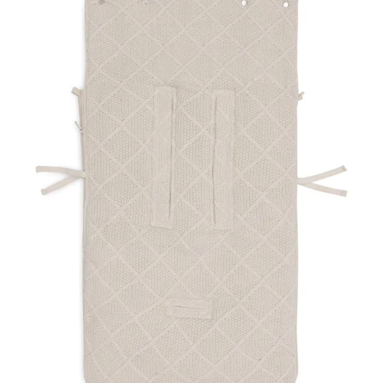 Nid d'ange passe sange check knit oatmeal (groupe 0+)