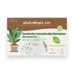 Nématodes sf - 500 m² - mouches des terreaux - 250 millions