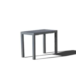Olhao console extensible 2 à 6 places en aluminium