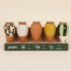 Olla en céramique Pépin Blanc grainé