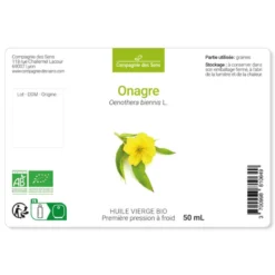 Onagre - huile végétale bio 100ml