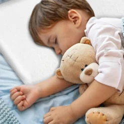 Oreiller enfant + taie en bambou extra