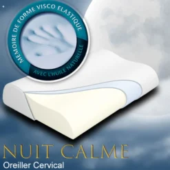 Oreiller à mémoire de forme nuit calme