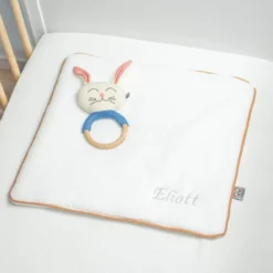 Oreiller plat en gaze de coton jeanne
