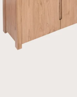 Orlya - grande bibliothèque en bois massif de mindi