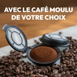 Pack 2 capsules réutilisables pour le café compatibles Senseo® Caps'me