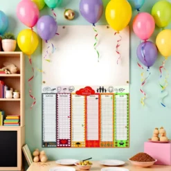 Pack de 3 calendriers perpétuels anniversaires - famille couple et copains - a3