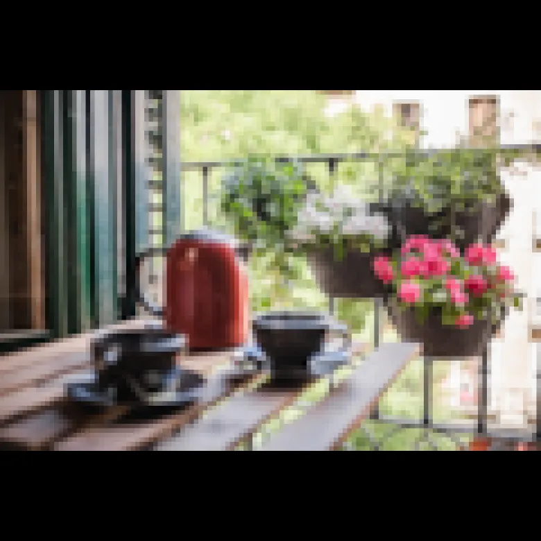Pack de 3 pots muraux grises avec couverture textile recyclé