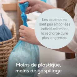 Pack de 12 recharges octogonales pour poubelle à couches dress up