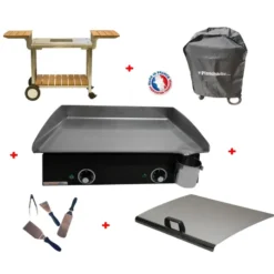 Pack plancha lux600 carbo chariot elysee