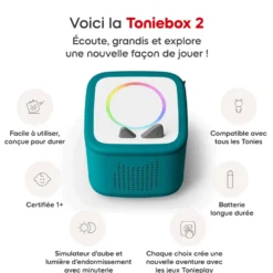 Pack toniebox 2 - boite à histoires - la pat' patrouille - vert océan