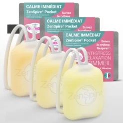 Pack 3 zenspire pocket stress,sommeil,immunité
