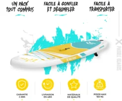 Paddle gonflable x-3