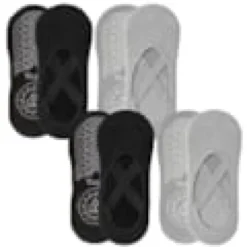 4 paires chaussettes antidérapantes yoga Multicolore