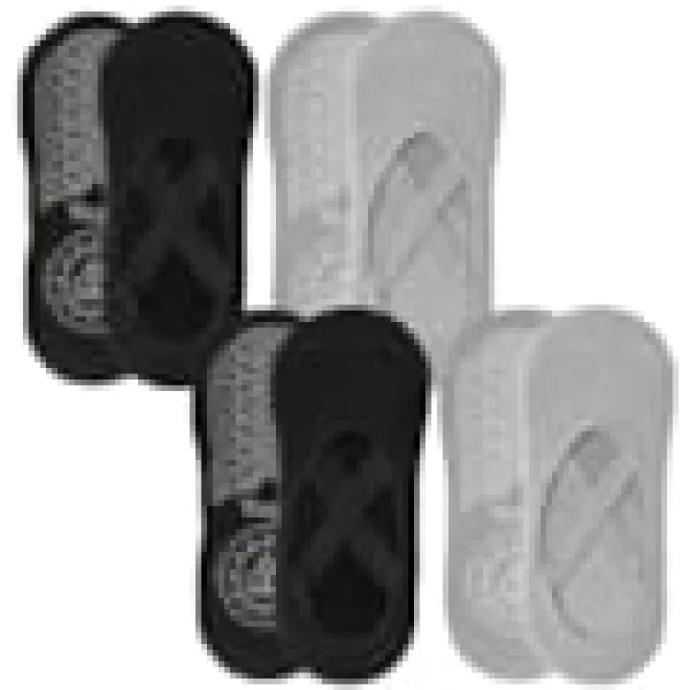 4 paires chaussettes antidérapantes yoga Multicolore