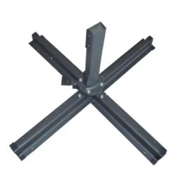 Palatino parasol terracotta déporté carré 3 x 3 m rotatif à 360