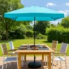 Palerme parasol bleu carré 295 x 295 m