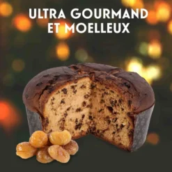 Panettone artisanal aux marrons glacés 750g vergani