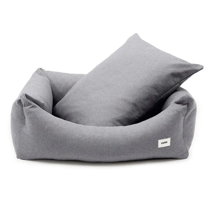 Panier basic l - gris