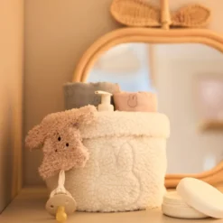Panier de rangement teddy miffy oatmeal (14 x 18 cm)