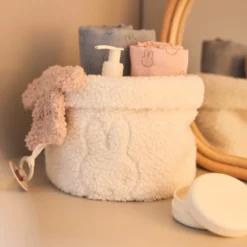 Panier de rangement teddy miffy oatmeal (14 x 18 cm)