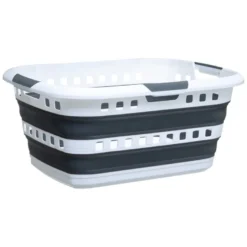 Panier à linge 45l pliable