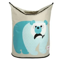 Panier à linge ours polaire