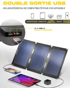 Panneau solaire 18w léger et incassable