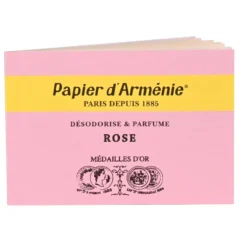 Papier d'Arménie à la rose