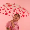 Parapluie cœurs rouges
