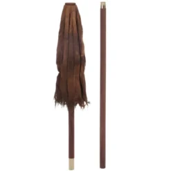 Parasol bois marron h.270cm
