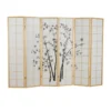 Paravent bois 6 pans bambou clair