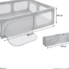 Parc bébé pliable 200*180*68, pliable