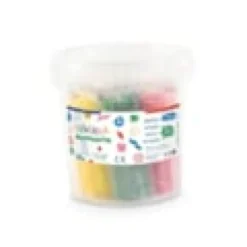Patalege seau pains 7x80g pâte à modeler couleurs qui ne sèche pas