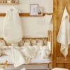 Peignoir bébé enfant capuche bambou