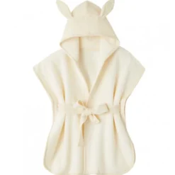 Peignoir bébé enfant capuche bambou