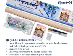 Peinture par numéro balade romantique .
