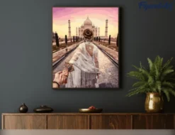 Peinture par numéro balade romantique .