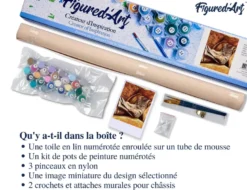 Peinture par numéro chat connaisseur