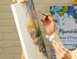 Peinture par numéro coquelicots .