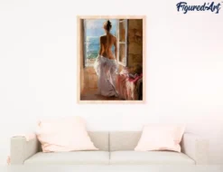 Peinture par numéro femme dénudée et .