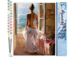 Peinture par numéro femme dénudée et .
