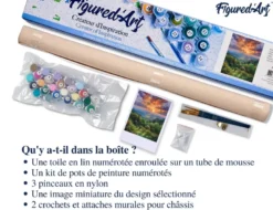 Peinture par numéro ours et coucher de .