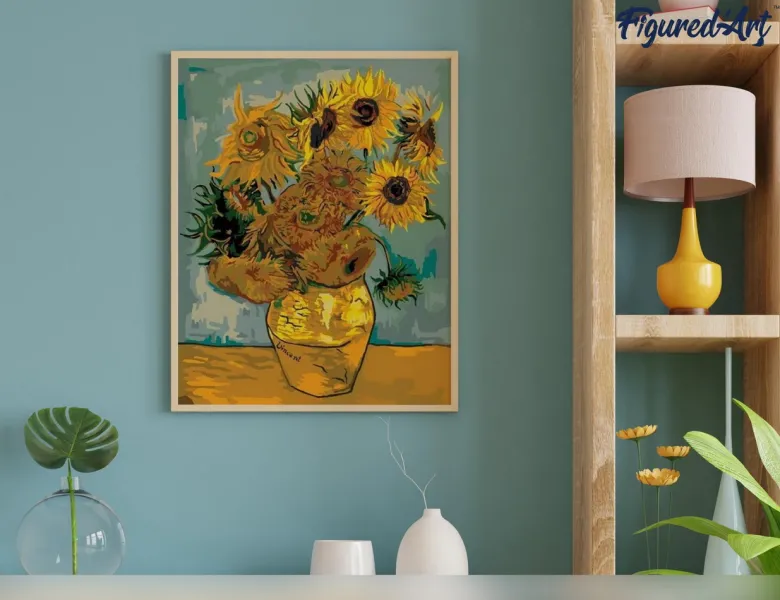 Peinture par numéro van gogh tournesols