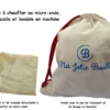 Peluche bouillotte déhoussable lapin