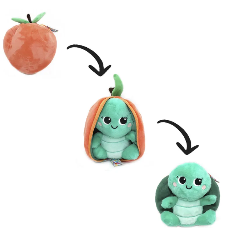 Peluche flipetz tortue pêche