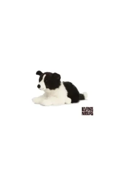 Peluche géant border collie 60 cm
