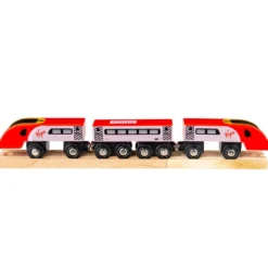 Pendolino train vierge en bois