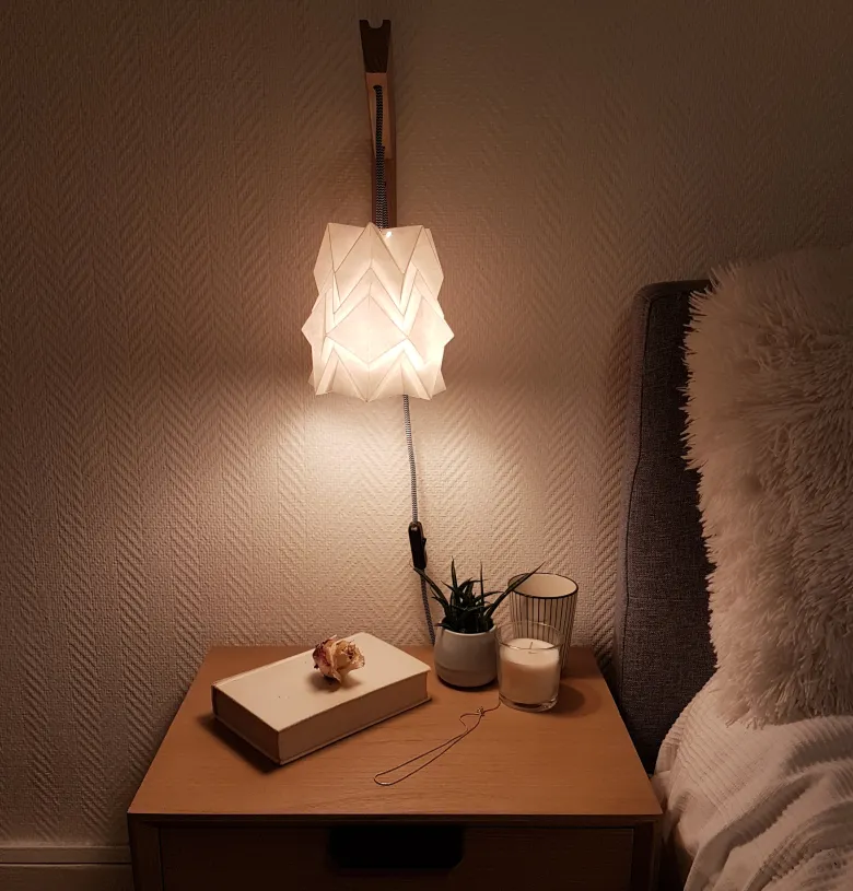 Petite suspension origami design