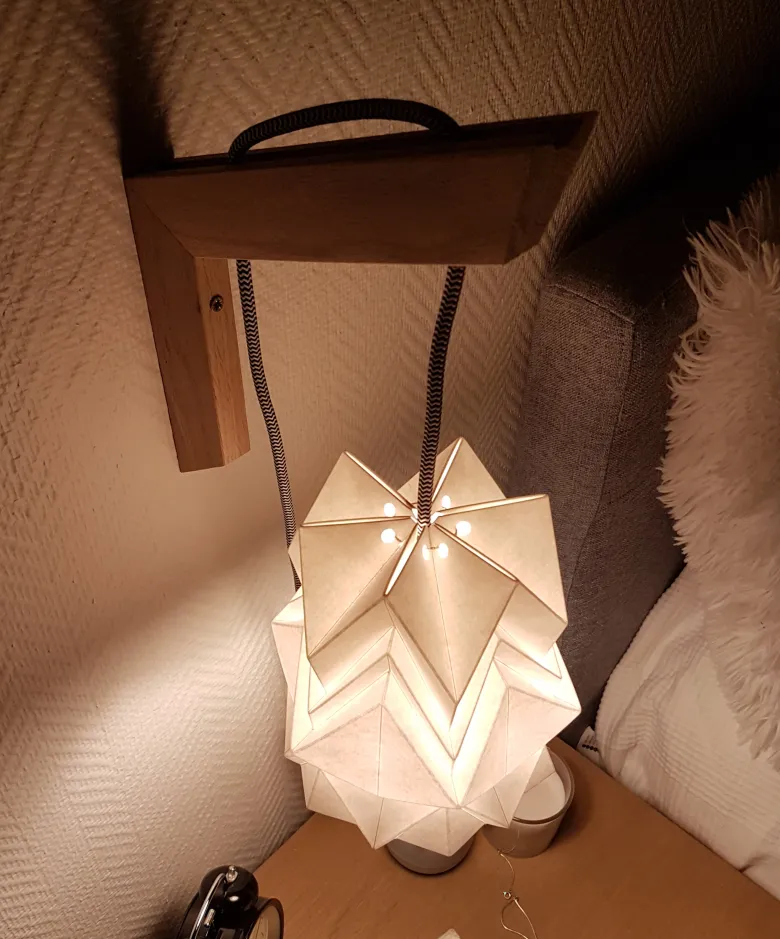 Petite suspension origami design